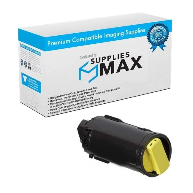 SuppliesMax SuppliesMax Remanufactured Yellow Extra High Yield Toner Cartridge 106R03868 9000 Pages — product photo