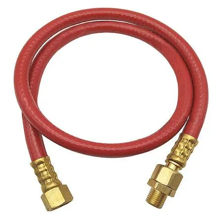 SPEEDAIRE SPEEDAIRE 3/8" ID x 18" Coupled Snubber Hose 300 PSI Red — product photo