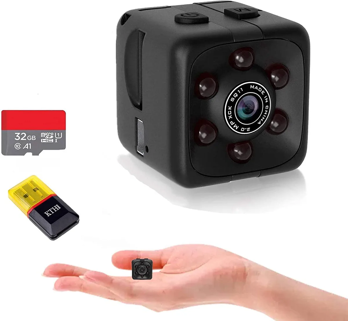 ebest ebest Mini Spy Camera 1080p 32G SD Card Night Vision Home Safety — product photo
