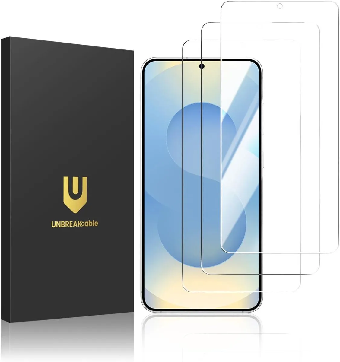 NuoTo NuoTo Screen Protector Galaxy S25+ 6.7 Inch 3-Pack 9H Tempered Glass 2025 — product photo