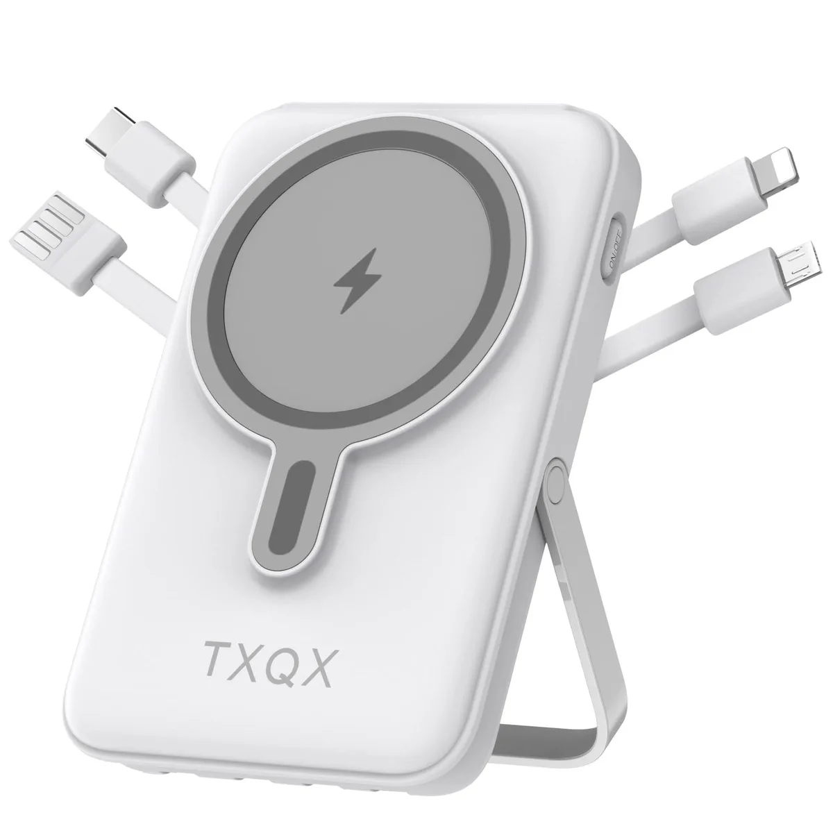  TXQX RH852 10000mAh Magnetic Power Bank White — product photo