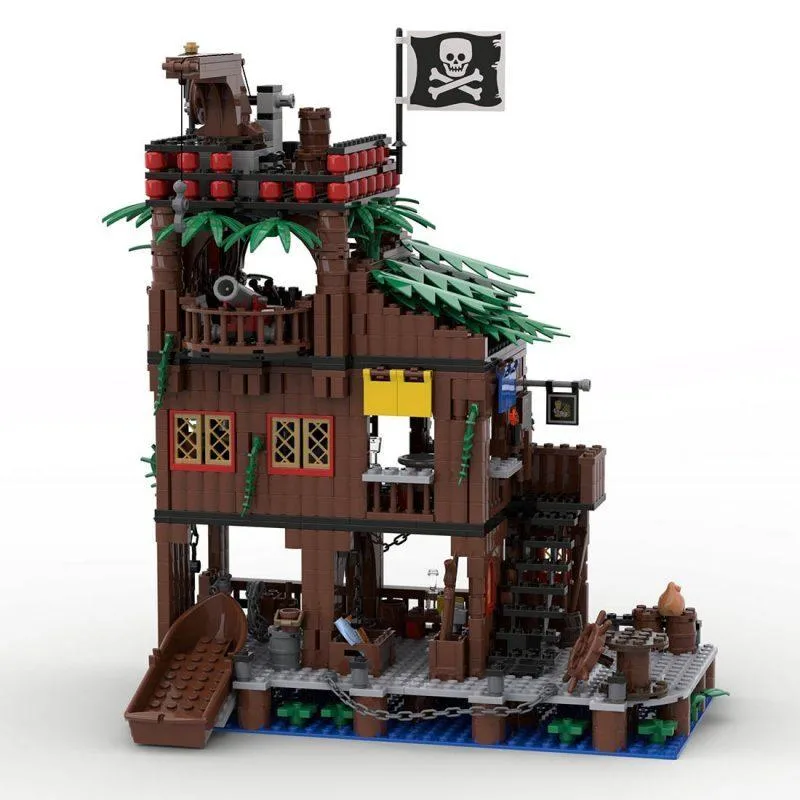 ZITIANYOUBUILD ZITIANYOUBUILD MOC-127727 Pirate Tavern 919 Parts Educational Building Set — product photo