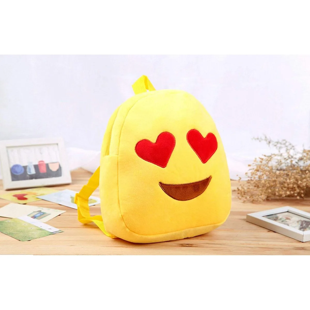 Altatac Altatac II-218E Emoji Yellow Plush Backpack 12" 30 cm — product photo