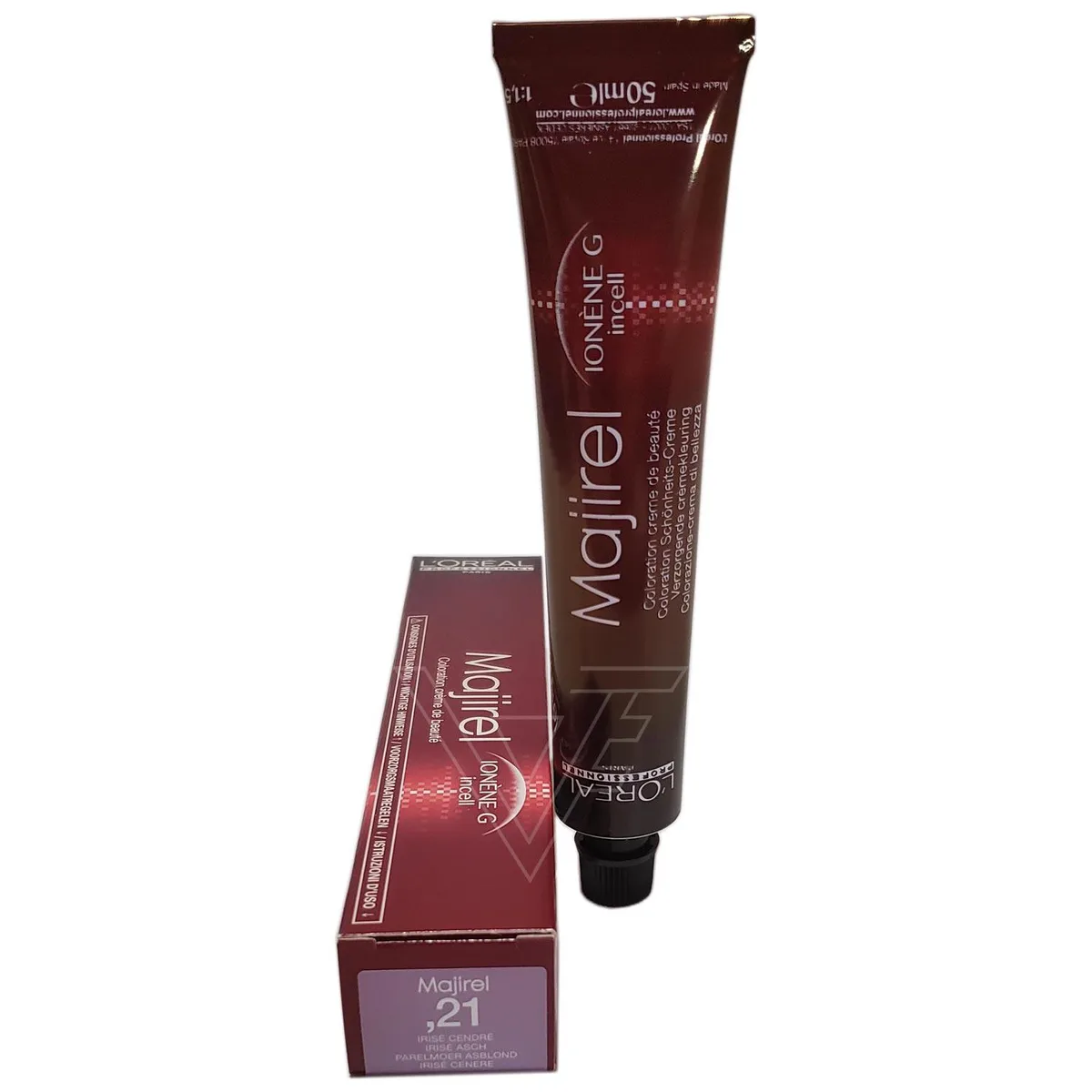 L'Oreal L'Oreal Majirel Metallics .21 Violet Ash 1.7oz 50ml hair color — product photo