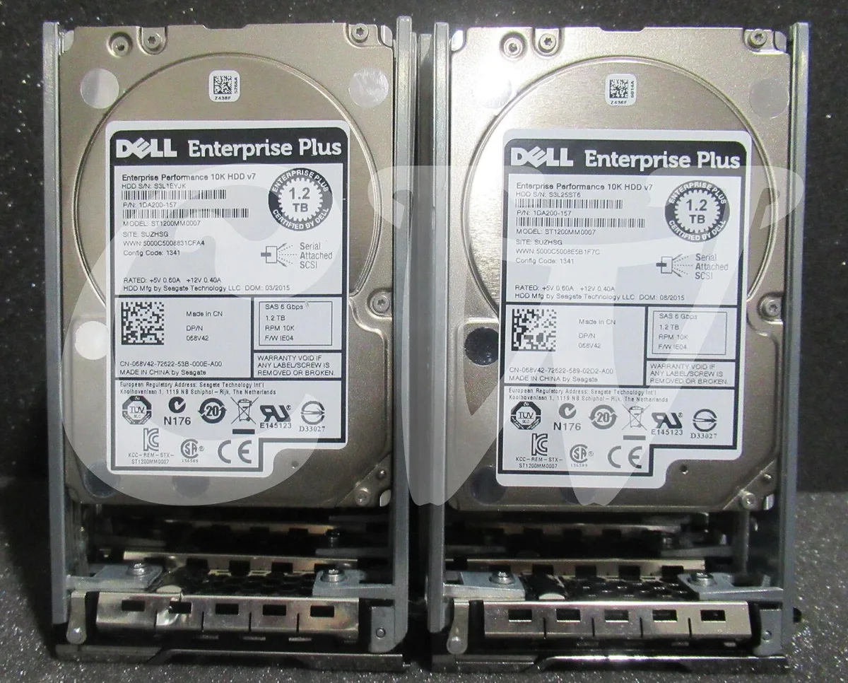 DELL DELL ST1200MM0007 1.2TB 10000RPM SAS 64MB 2.5in internal hard drive — product photo