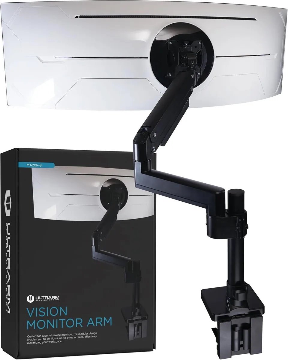 PISKEKAT PISKEKAT MA20P-S monitor arm 57" 44 lbs pneumatic black — product photo