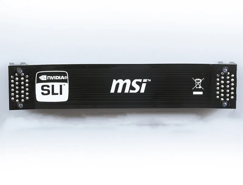 Corn Electronics Corn Electronics SLI Flexible Cable 100mm 2-Way 0 Slot Spacing HB SLI — product photo