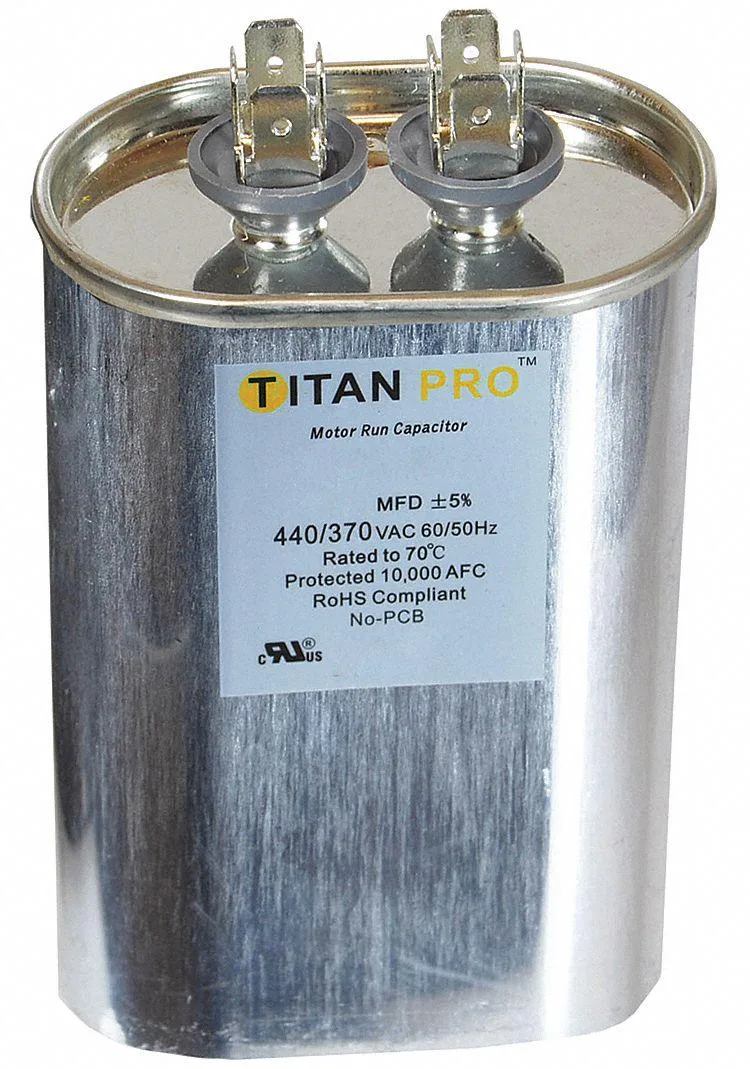 Packard Inc Packard Inc TITAN PRO Motor Run Capacitor 40 MFD 440/370V AC — product photo