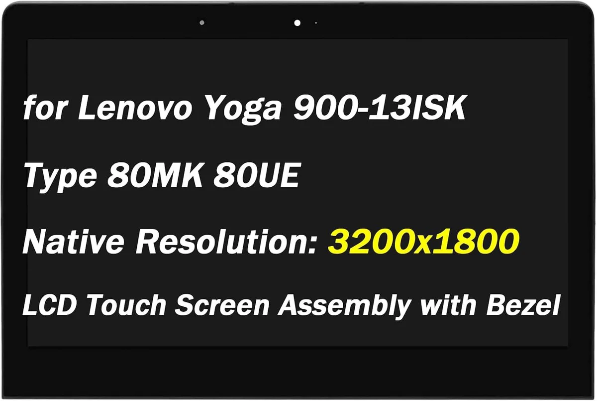 NUOLAISUN NUOLAISUN 13.3" 3200x1800 40-pin Touch Screen Digitizer for Lenovo Yoga 900-13ISK — product photo