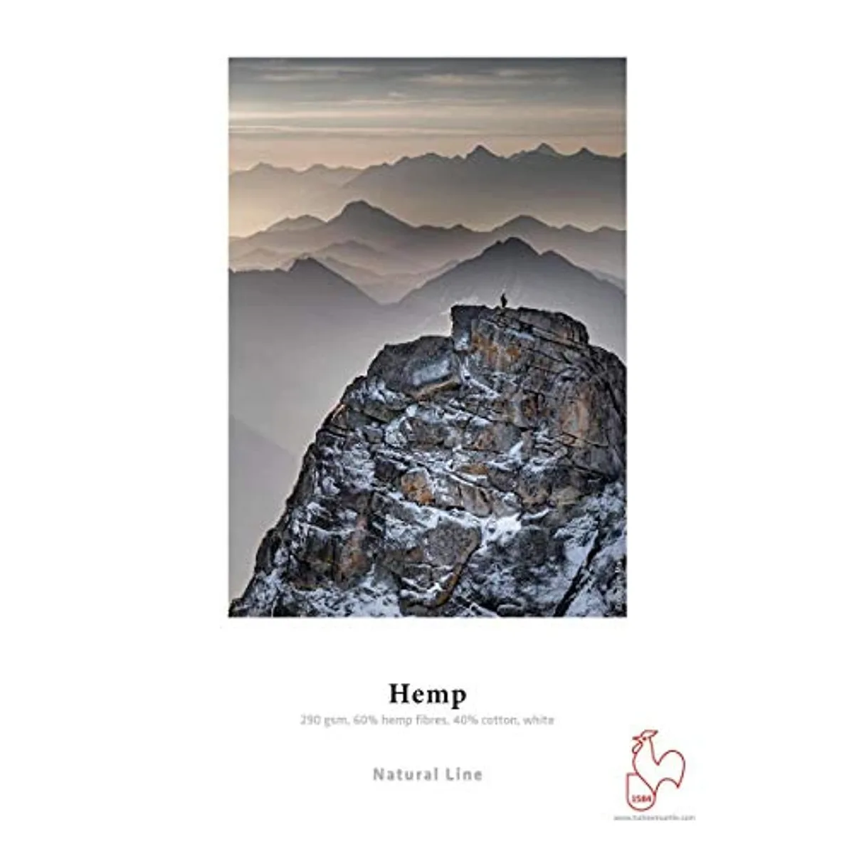 Six matte fine-art sheets in bamboo, hemp and agave, 8.5 x 11 inches