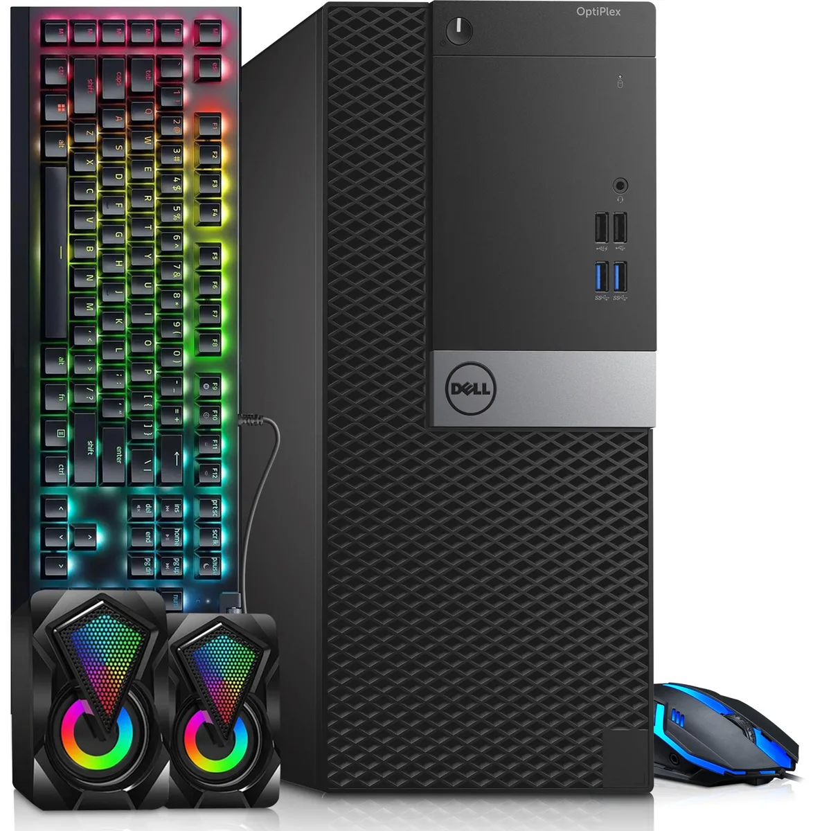 DELL DELL OptiPlex 5040 desktop PC i5-6500 16GB 512GB GT 1030 RGB accessories Wi-Fi Win 11 Pro — product photo