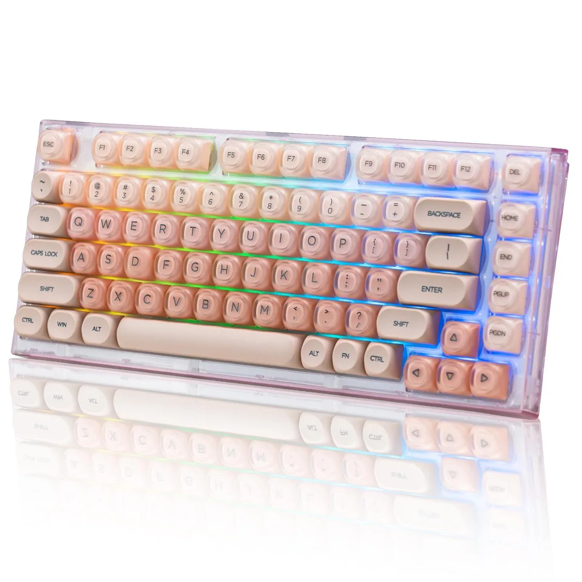 Womier Womier X75 75% Wireless Mechanical Gaming Keyboard Pink — product photo
