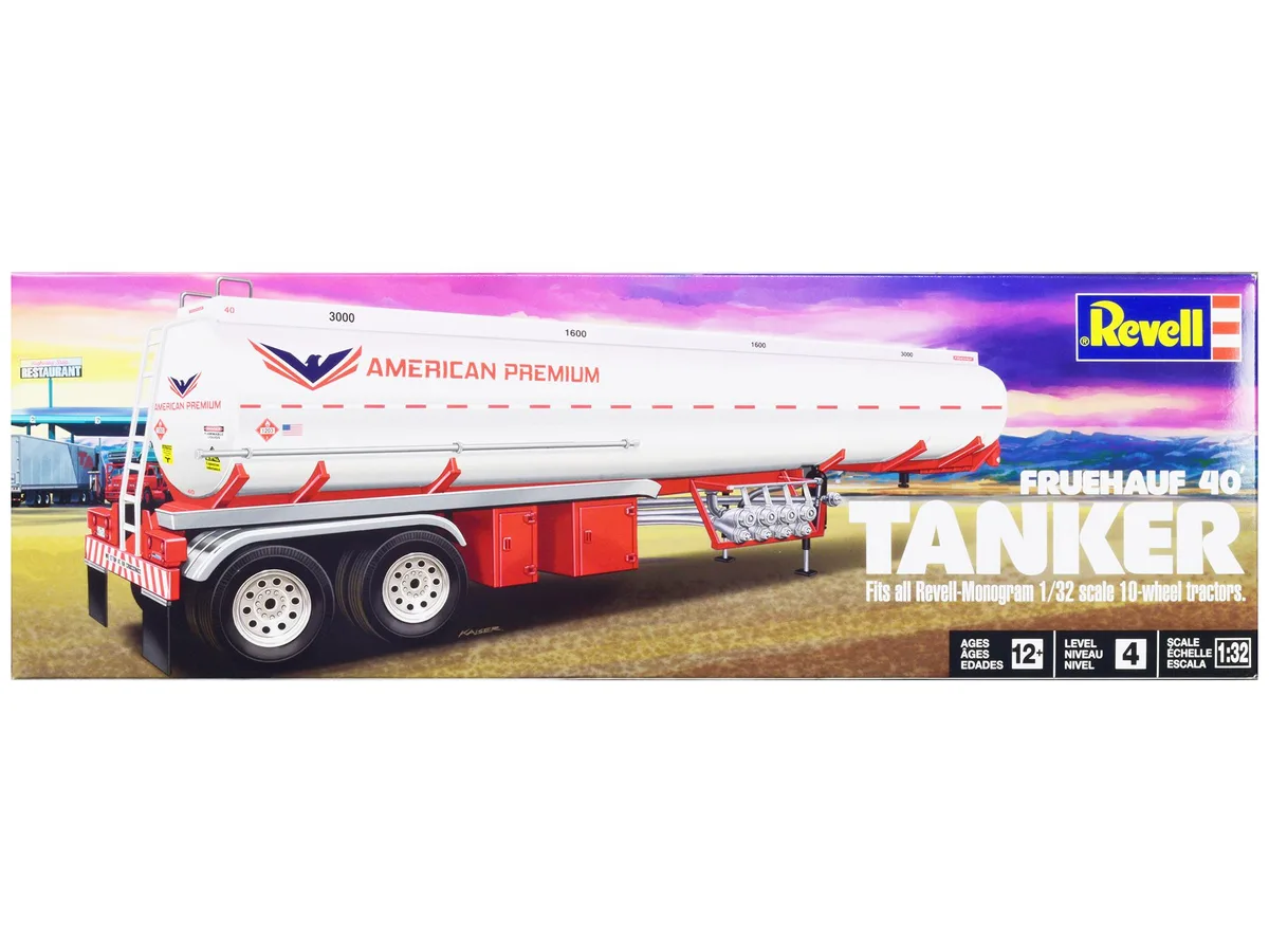 Revell Revell Fruehauf 40' Tanker Trailer 1/32 Scale Model Kit — product photo