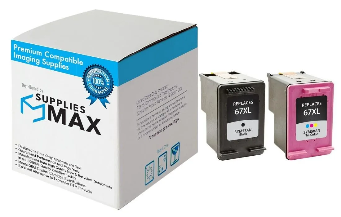 SuppliesMax SuppliesMax 3YP31BN High Yield Inkjet Combo Pack (Black/Color) — product photo