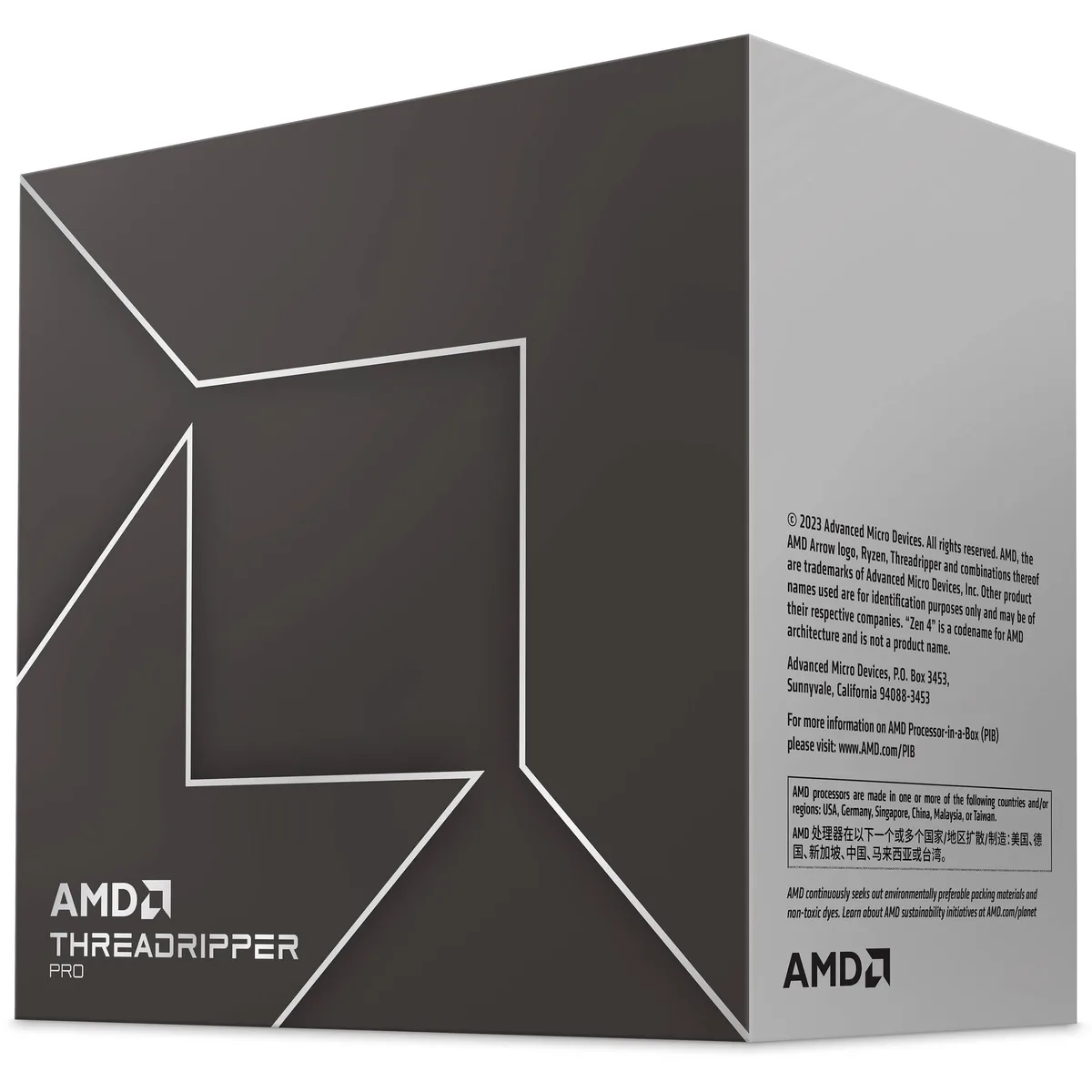 AMD AMD Ryzen Threadripper PRO 7995WX 100-100000884WOF desktop processor — product photo