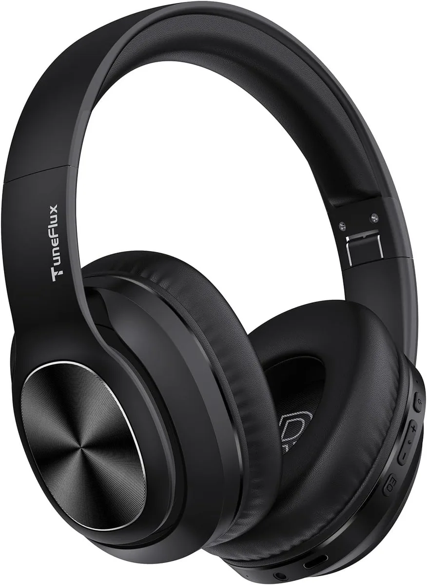 TUKO TUKO TuneFlux Wireless Bluetooth 5.3 Headphones 80H 3EQ 40mm 3.5mm — product photo