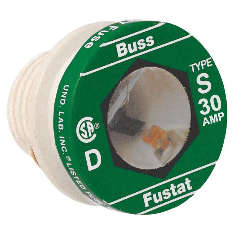 Bussmann Bussmann S-30 Plug Fuse 30A 125V 10kA 4 PK — product photo