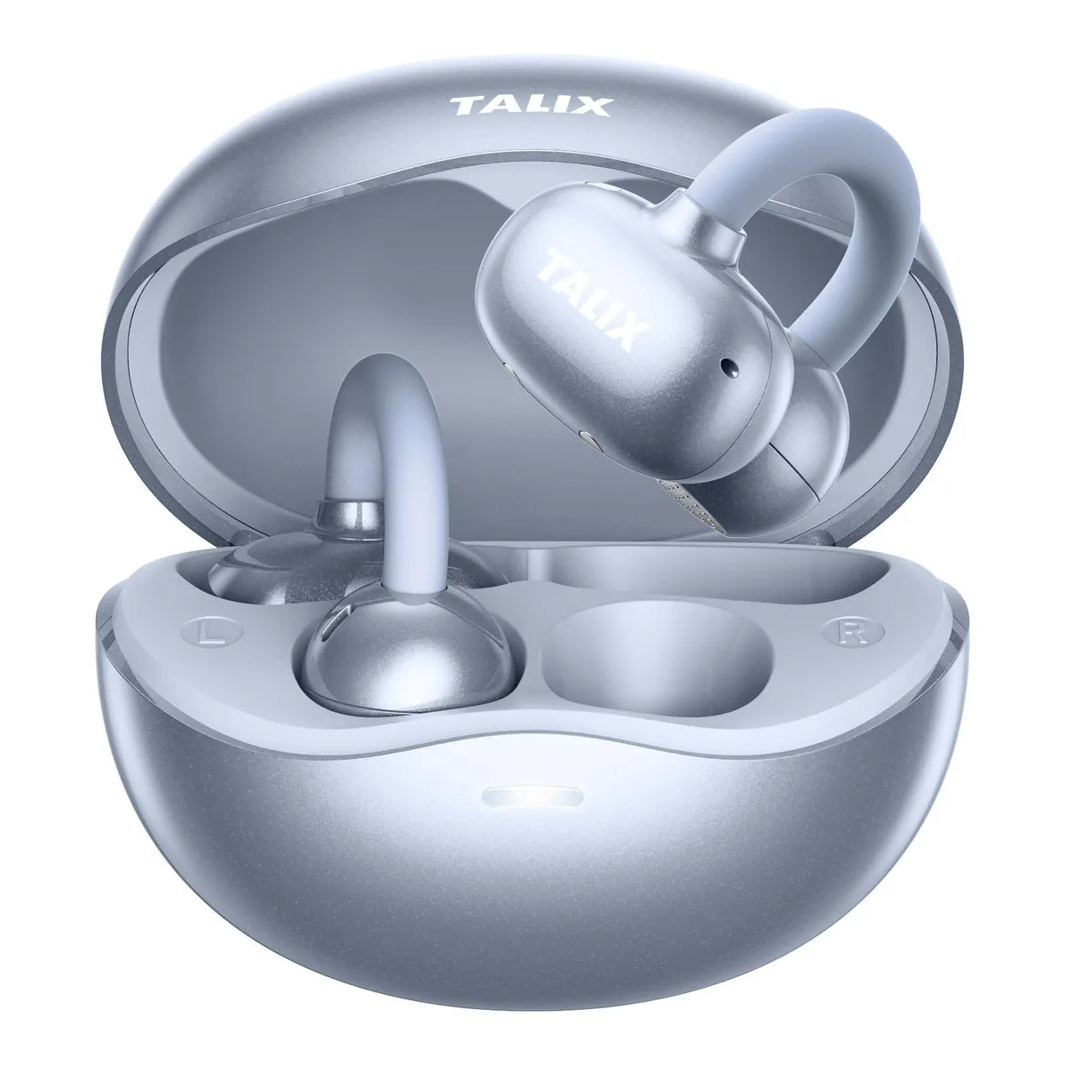  Xtatix TALIX X6 Open-Ear Earbuds Blue Bluetooth 5.4 26H — product photo