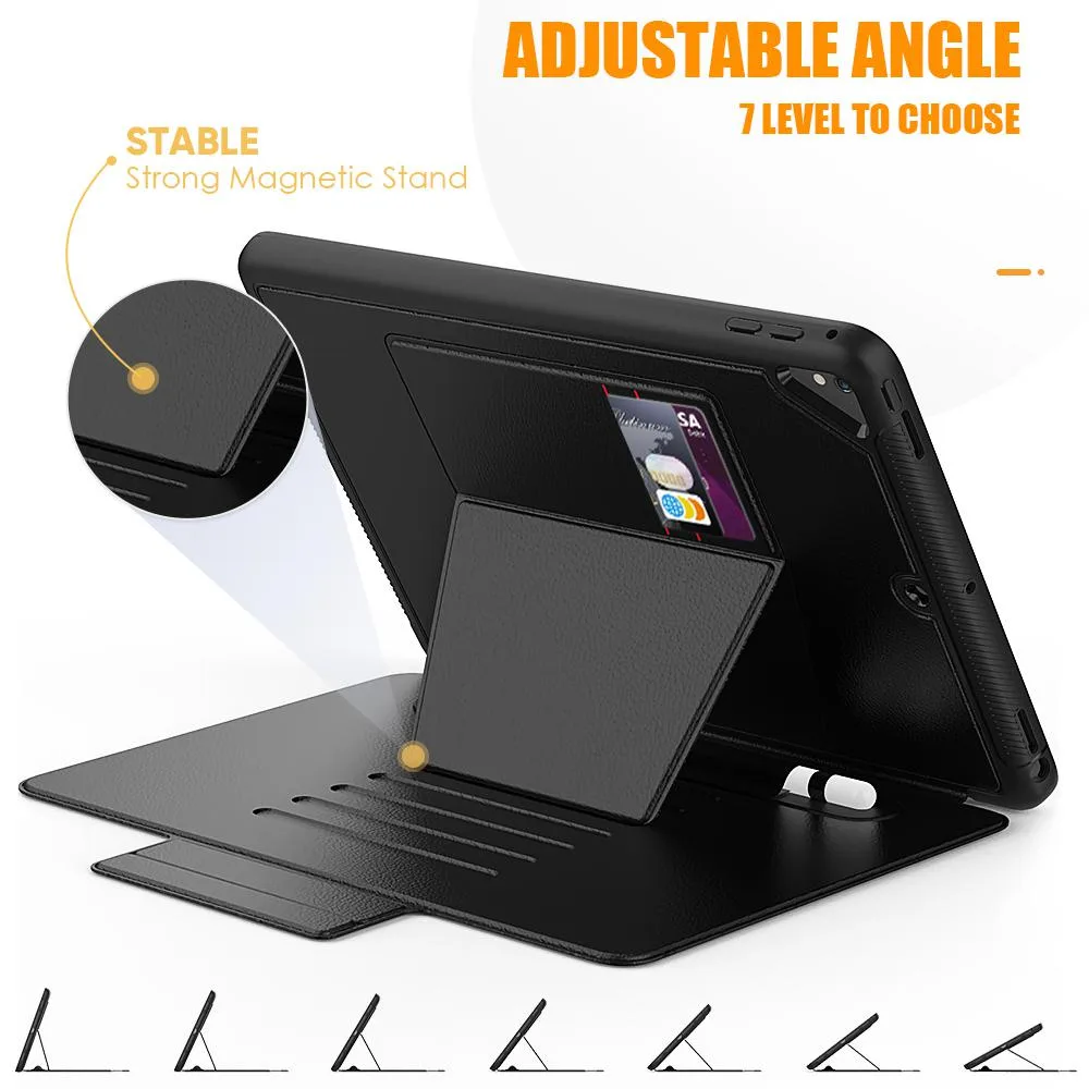 Werleo Werleo A1893/A1954 magnetic stand case for iPad 9.7 inch 2018 2017 Air 2 Pro 9.7 black — product photo