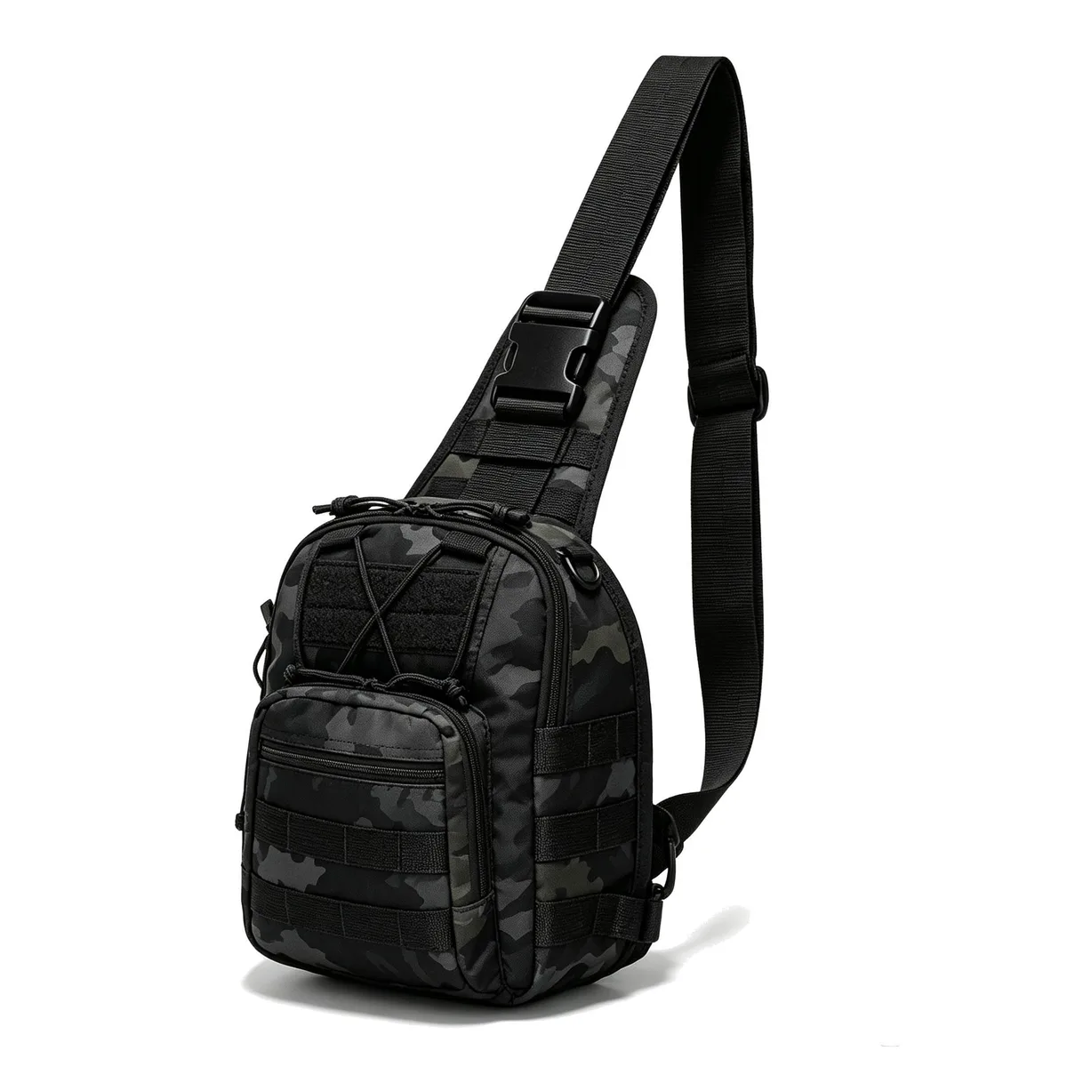  Tactical Sling Shoulder Bag Black MC 900D 10" 9.7" 7.09x5.12x11.02 — product photo