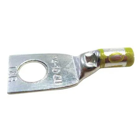 Thomas & Betts 54101 copper compression lug, yellow barrel, one hole, 10 AWG