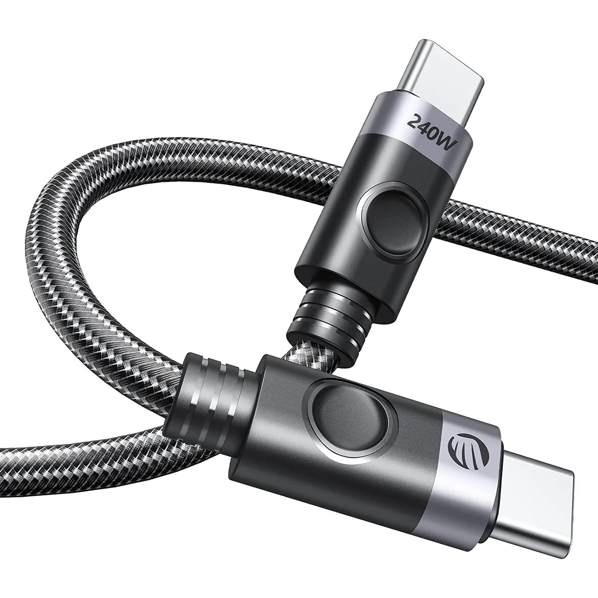 Orico Orico USB-C to USB-C Cable 240W 48V 5A 5ft Braided Nylon — product photo