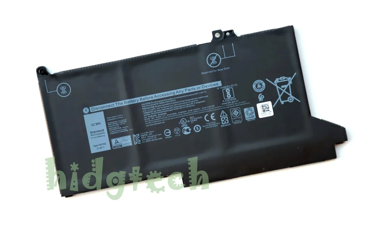 Beisite Beisite 0G74G laptop battery for Latitude 7280 7290 7380 7390 7480 7490 42Wh — product photo