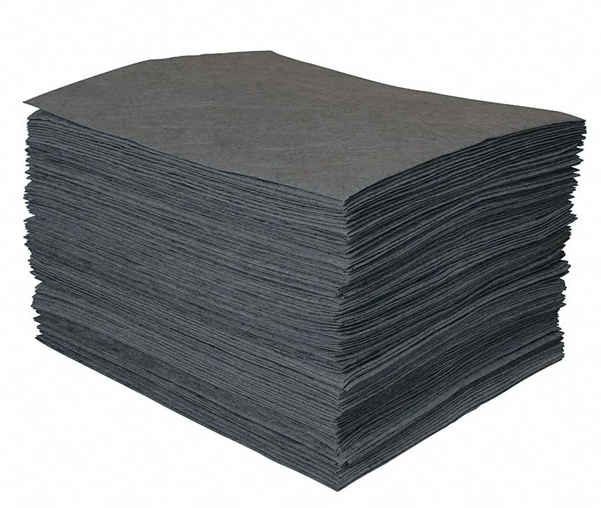 Brady Spc Absorbents Brady Spc Absorbents Sorbent Pad 15x19in 27gal Gray 100PK — product photo