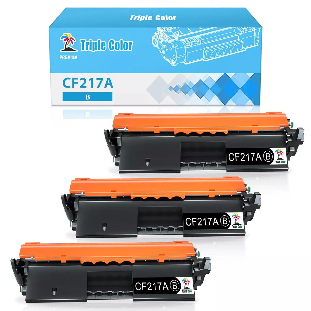 V4ink V4ink CF217A 17A Black Toner Cartridge 3P 1600 Pages — product photo