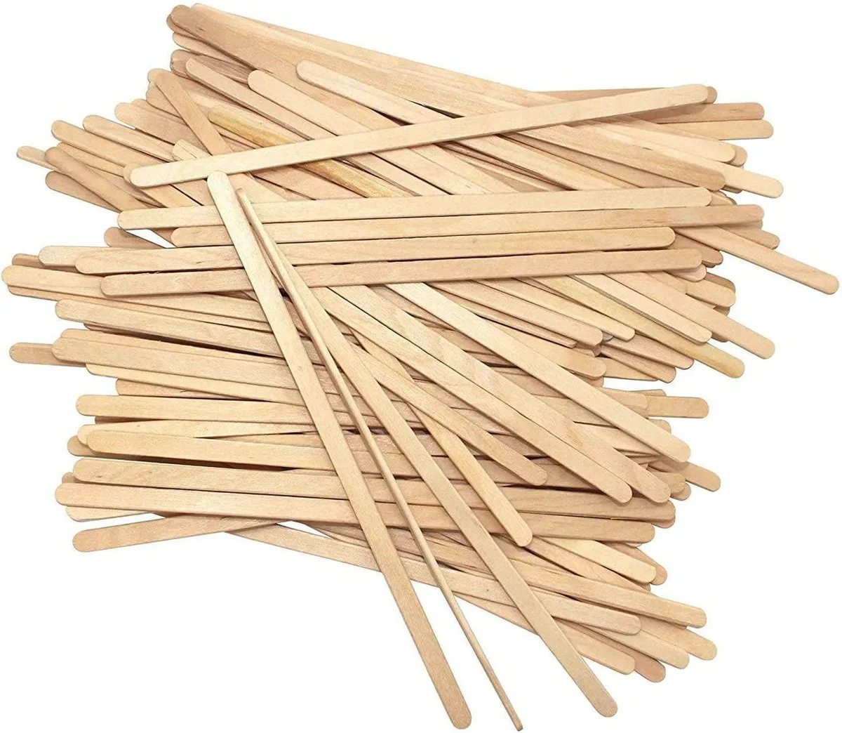  spixir KS - 500 - 5.5 Inch Wooden Coffee Stirrers 5.5" Pack of 500 — product photo