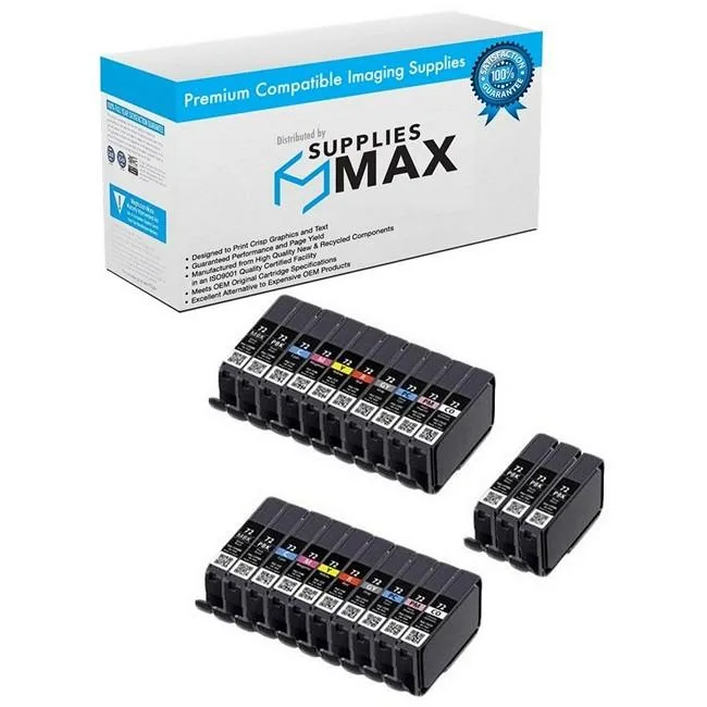 SuppliesMax SuppliesMax Inkjet Combo Pack for Canon PIXMA PRO 10/10S (PGI-72PBK 3PK/PGI-72MP 2PK) — product photo