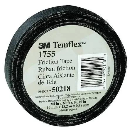 3M 3M 1755 Temflex Electrical Friction Tape 3/4" x 60 ft — product photo
