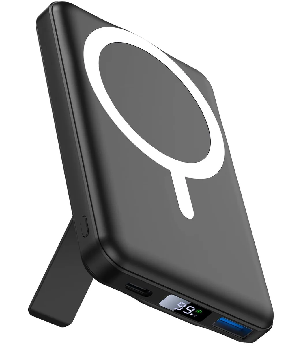 No Sew No Sew KT-D001 10000mAh Magnetic Power Bank 22.5W Obsidian Black — product photo
