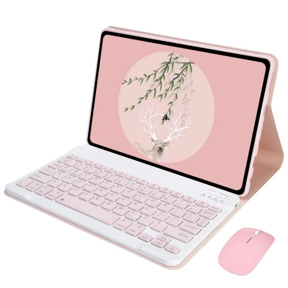 Timoom Timoom 12.1" Tablet Keyboard Mouse Case Pink 2024 — product photo