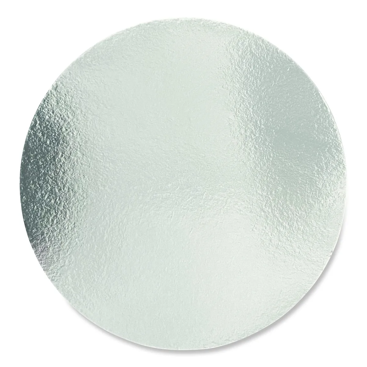 Boardwalk Boardwalk Round Aluminum To-Go Container Lids Flat Lid 9" Diameter Silver Paper 500/Carton — product photo