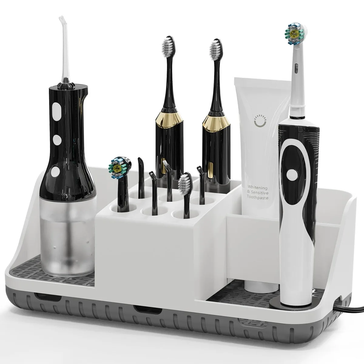  Electric Toothbrush Holders with Cord Slots 11.02*4.92*4 inches — product photo
