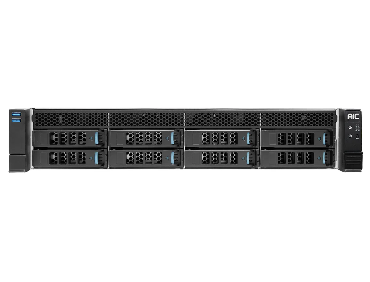 ABS ABS ABS-RS521A/ABS-1 rack server dual EPYC 9354 64-core 256GB DDR5 3.84TB NVMe 32TB HDD — product photo