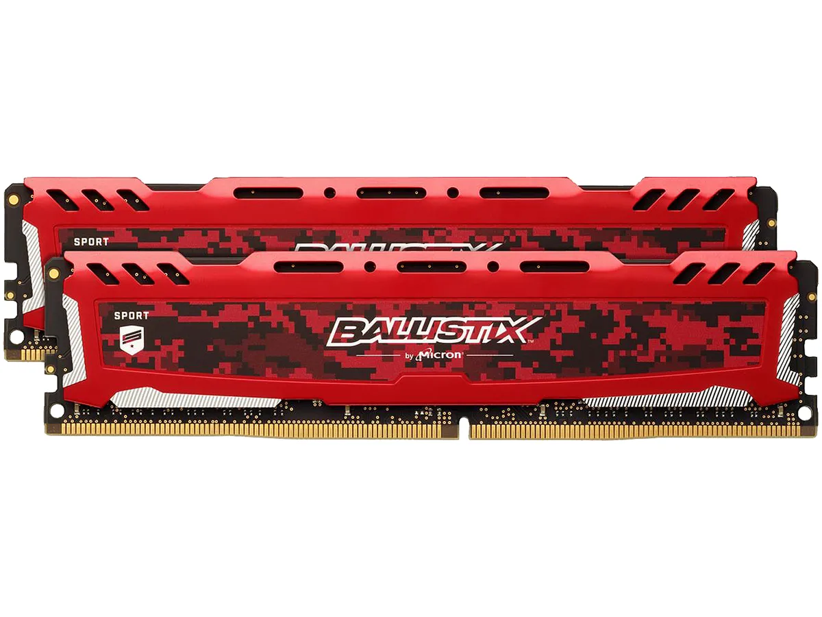 Ballistix Ballistix Sport LT BLS2K8G4D240FSE 16GB DDR4 2400 CL16 desktop RAM — product photo