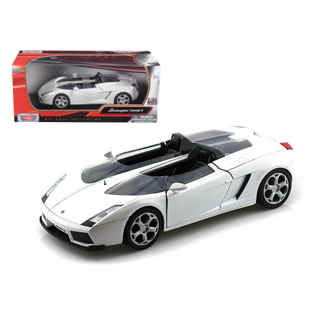 MOTORMAX MOTORMAX 73365 Lamborghini Concept S White 1:24 Diecast Vehicle — product photo