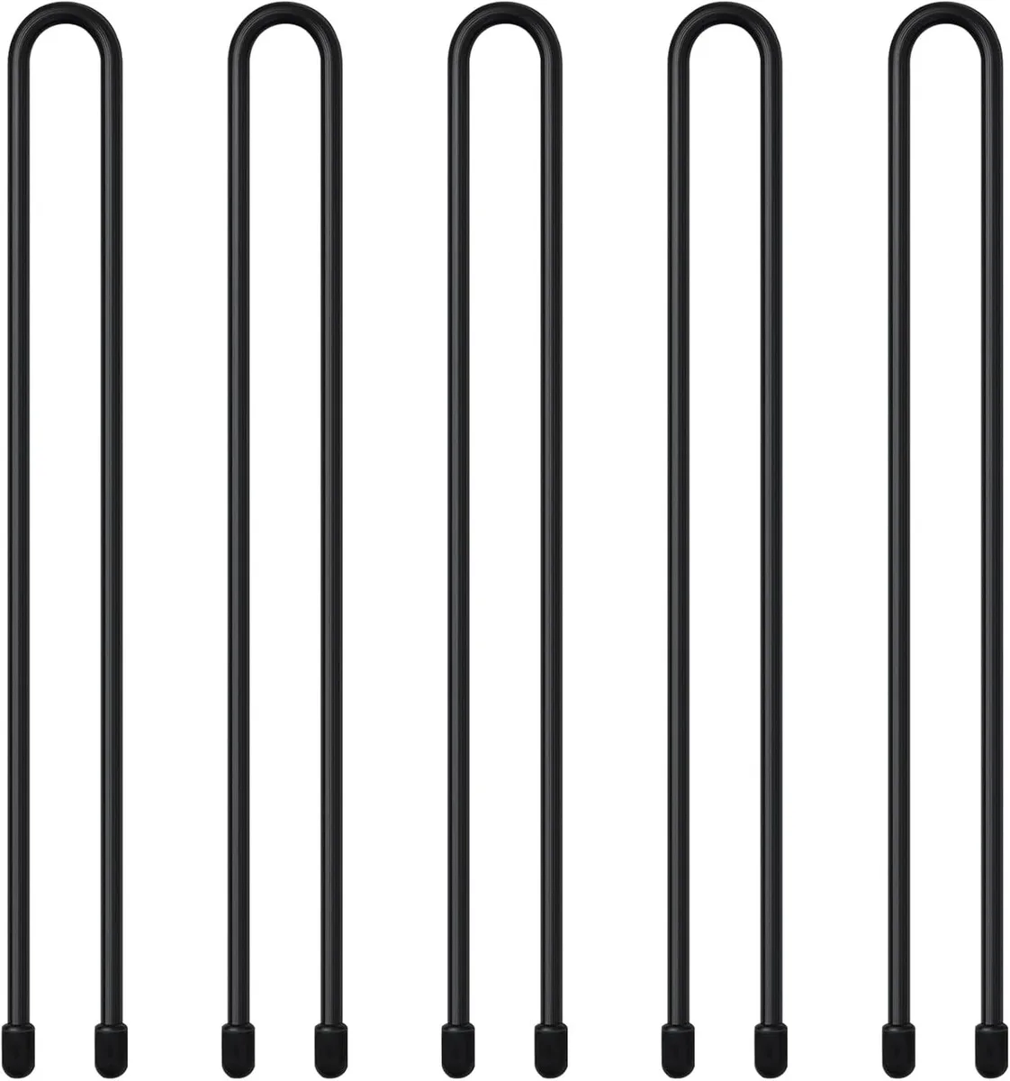 Ennovor Ennovor 5-Pack 18-Inch Silicone Cable Ties with Steel Core — product photo