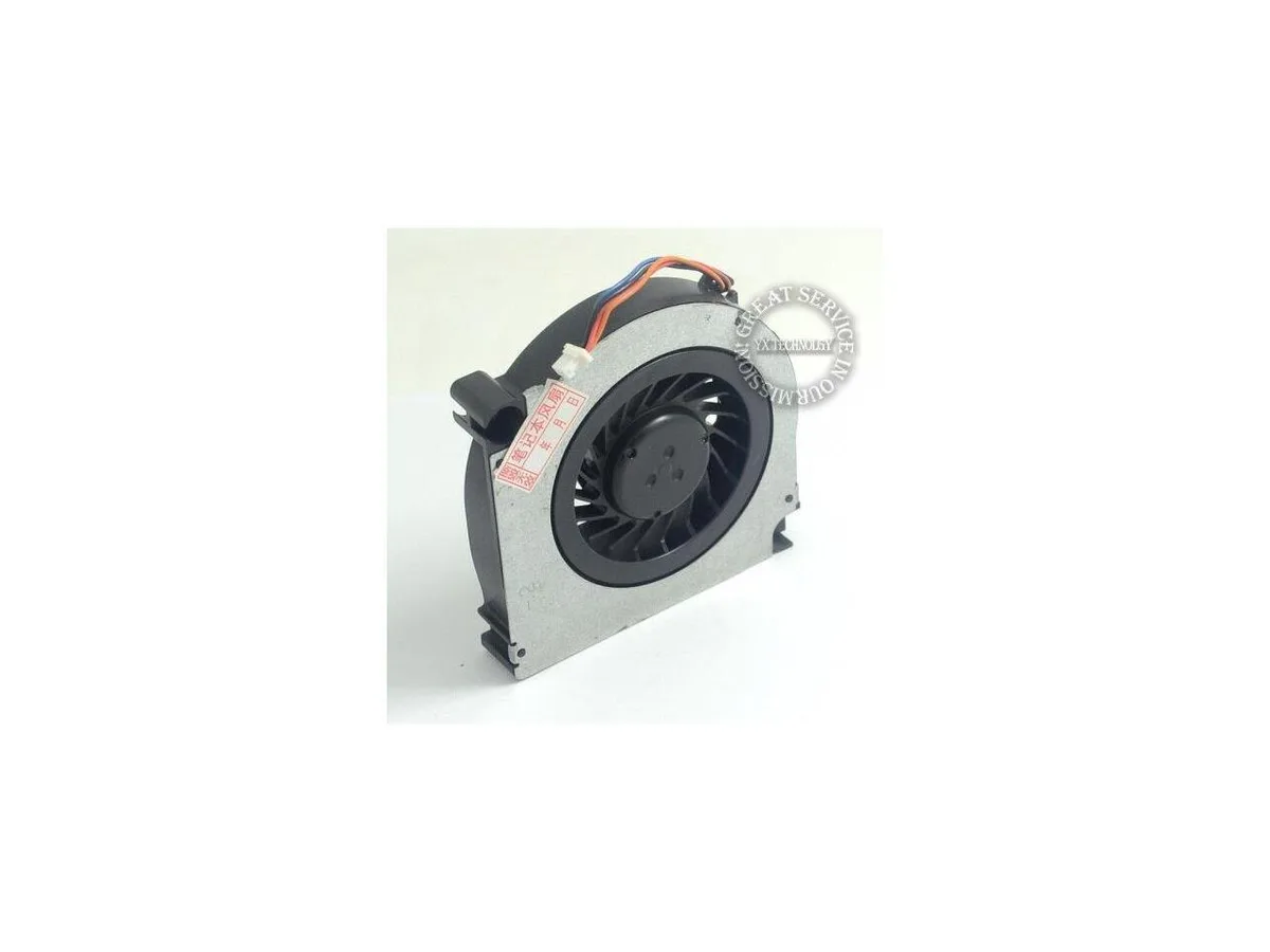 Small black plastic notebook cooling fan with wire grille