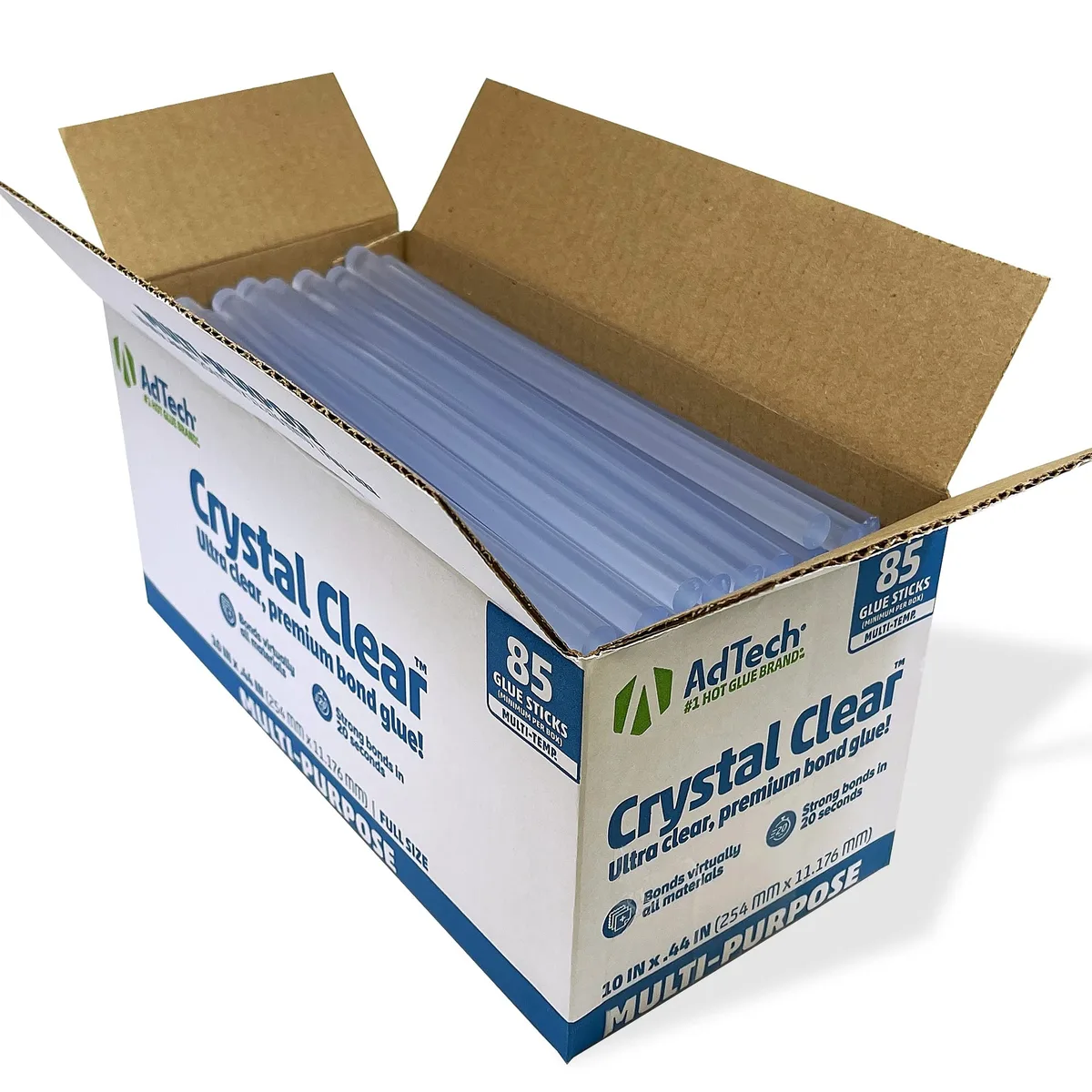 Adtech 220-115-5 Glue Sticks 10" Clear Multi-Temp 85 Pack — product photo