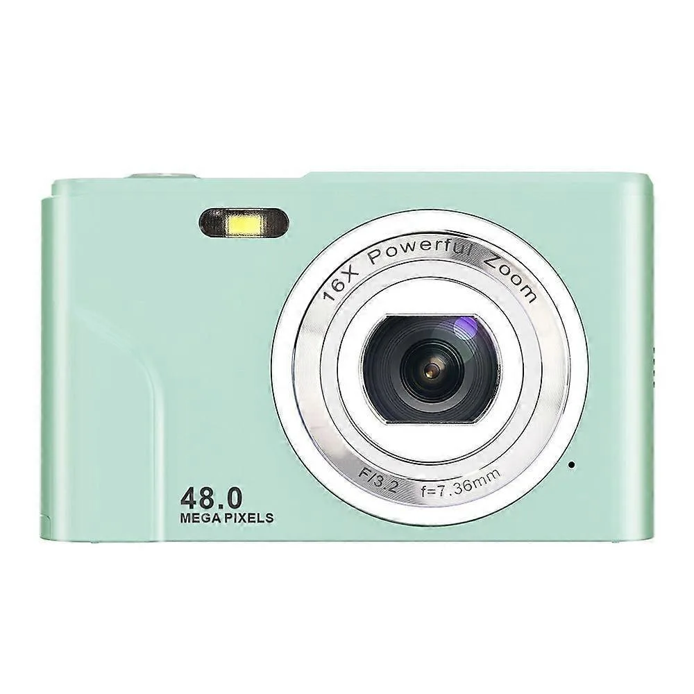 ecocleanpath ecocleanpath 48MP Digital Camera 16x Zoom 1080P 2.4" IPS 32GB Green camera kit — product photo