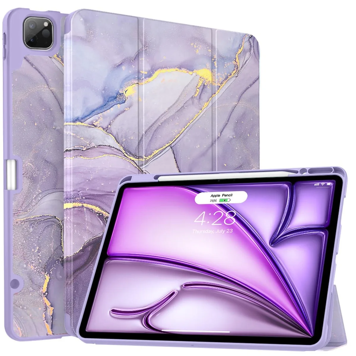 ARCTIC ARCTIC 2 in 1 Accessory Lilac Marble iPad Air 13 iPad Pro 12.9 — product photo