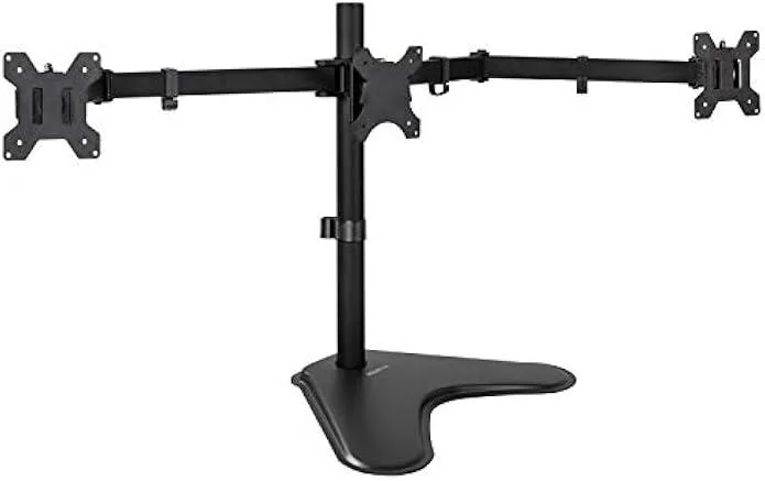 TAURKENAM TAURKENAM Triple Monitor Stand 19-24 inch Free Standing Base — product photo
