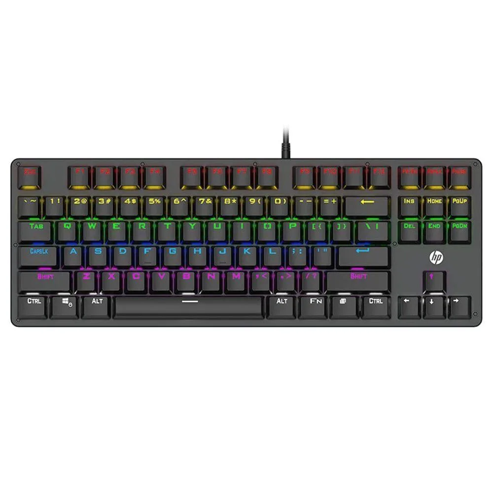 HP HP GK200 Spanish Mechanical Gaming Keyboard, Akko Blue Switch, 50M Keystrokes — product photo