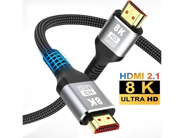 Manw Manw Ultra High Speed HDMI Cable 3.3ft 48Gbps 8K@60Hz Black — product photo