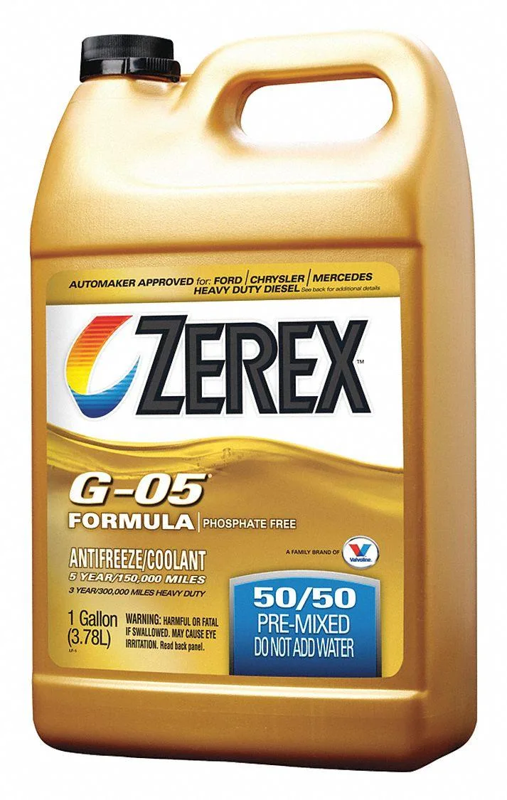 Zerex Zerex G-05 HOAT Antifreeze Coolant 1 gal Yellow — product photo