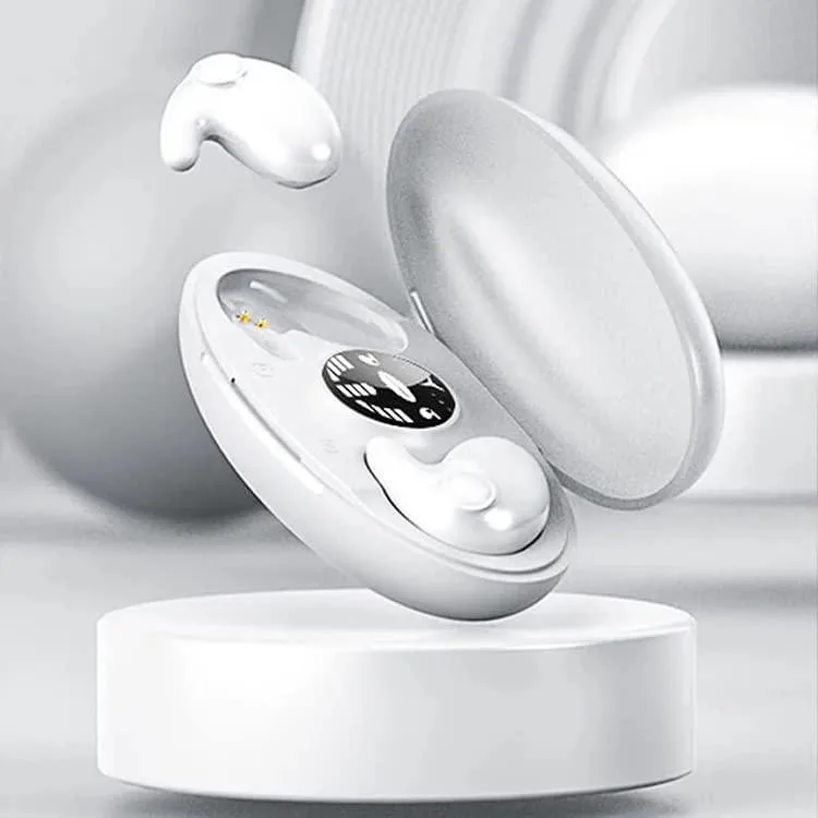 TROPRO TROPRO Invisible Sleep Earbuds White Bluetooth 5.3 — product photo