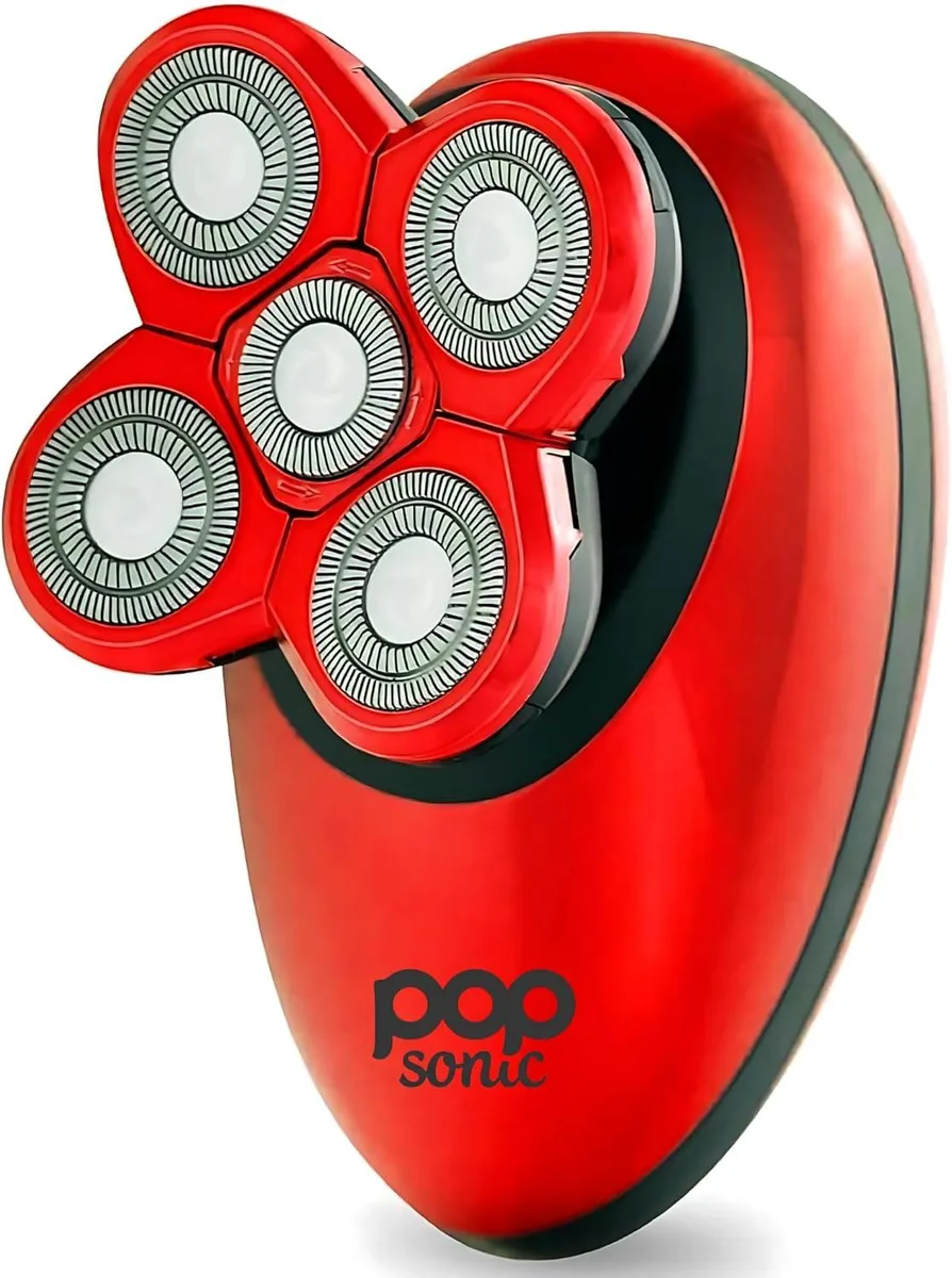 TAURKENAM TAURKENAM Pop Sonic 5-Head Electric Shaver Red — product photo